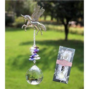 Crystal Garden Suncatcher Hanging Crystals Ornament for Window Rainbow Maker